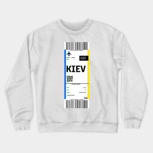 Boarding pass for Kyiv Crewneck Sweatshirt